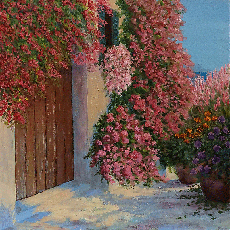 Южные пейзажи маслом 